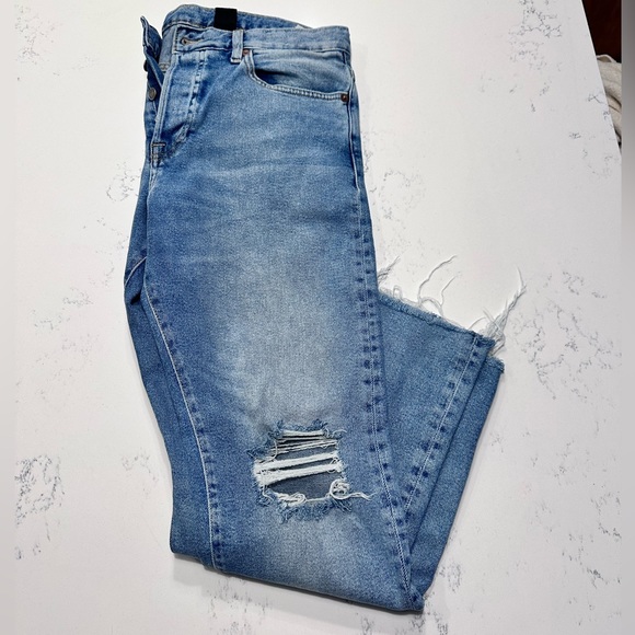 H&M Other - H&M skinny relaxed cropped ripped jeans